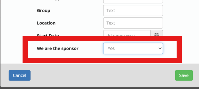 Sponsor review -flag